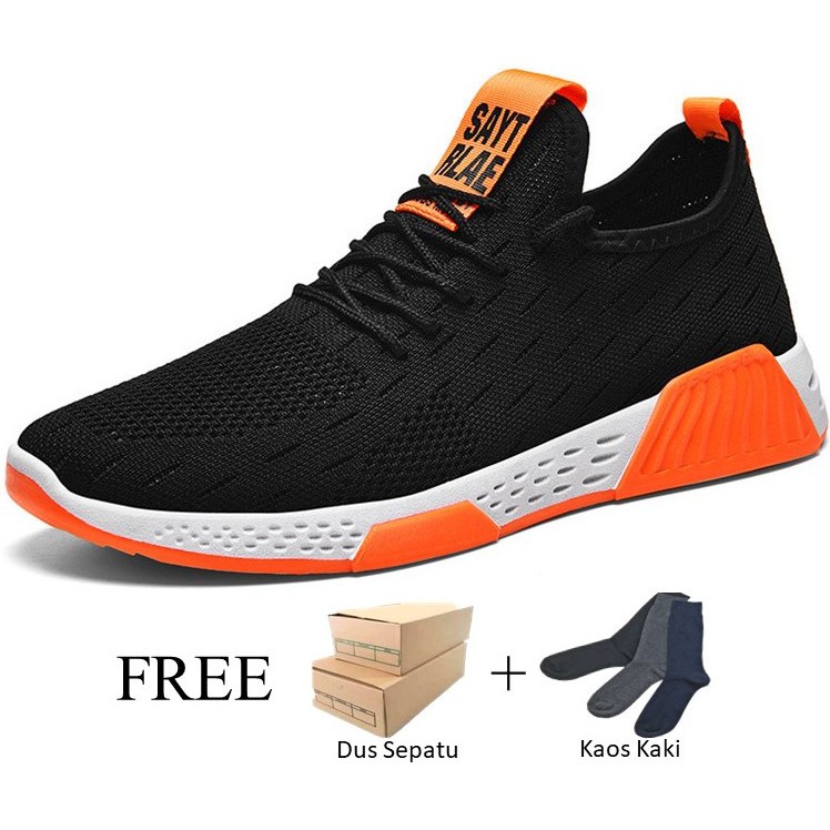 1001 IMPORT SEPATU SNEAKERS PRIA SPORT ELECTRIC + BOX DAN KAOS KAKI !!! - 3 WARNA