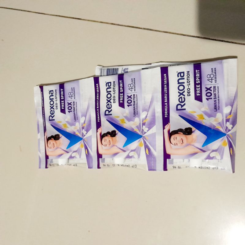 rexona rentengan isi 12 sachet