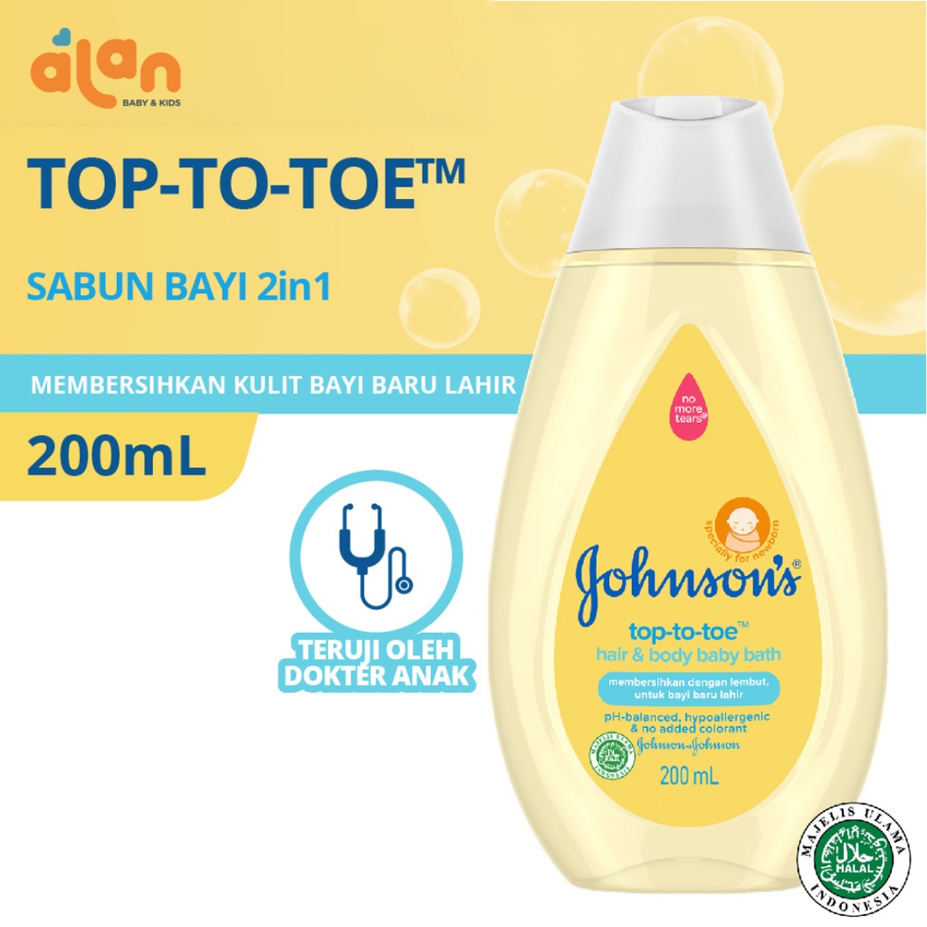 Johnson's Baby Bath All Variant Botol dan Refill 200ml