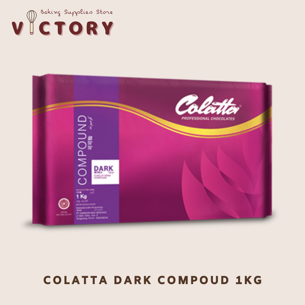 

COLATTA Dark Chocolate Compound 1KG - Coklat batang DCC