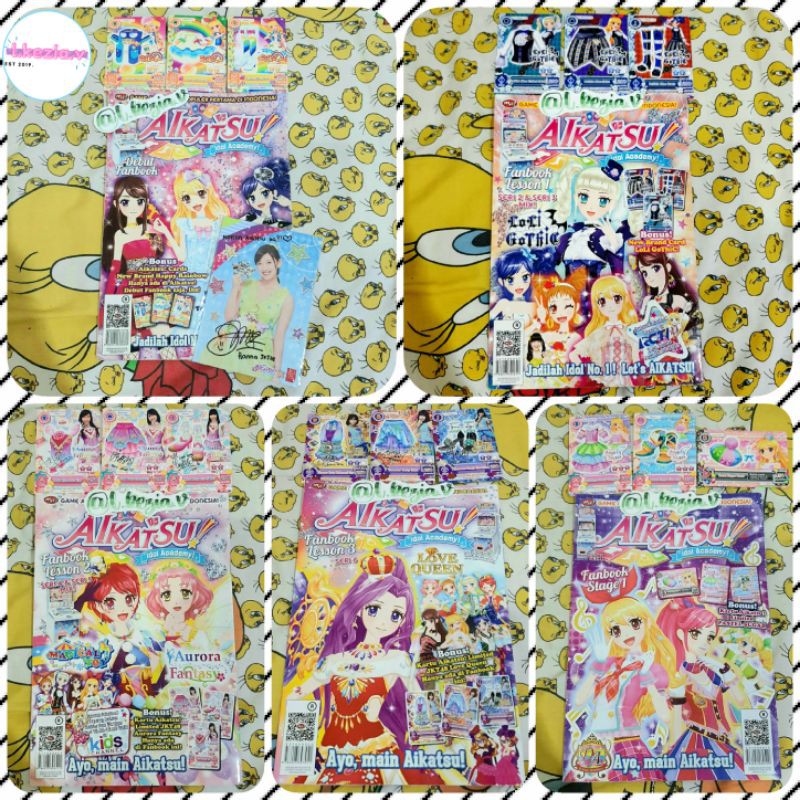 Buku Aikatsu Debut Fanbook Lesson Stage 1 2 3