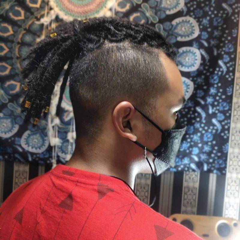 PASANG RAMBUT GIMBAL ASLI / SINTETIS / DREADLOCKS DREADLOCKS DREADSHOP BHC BARBERSHOP