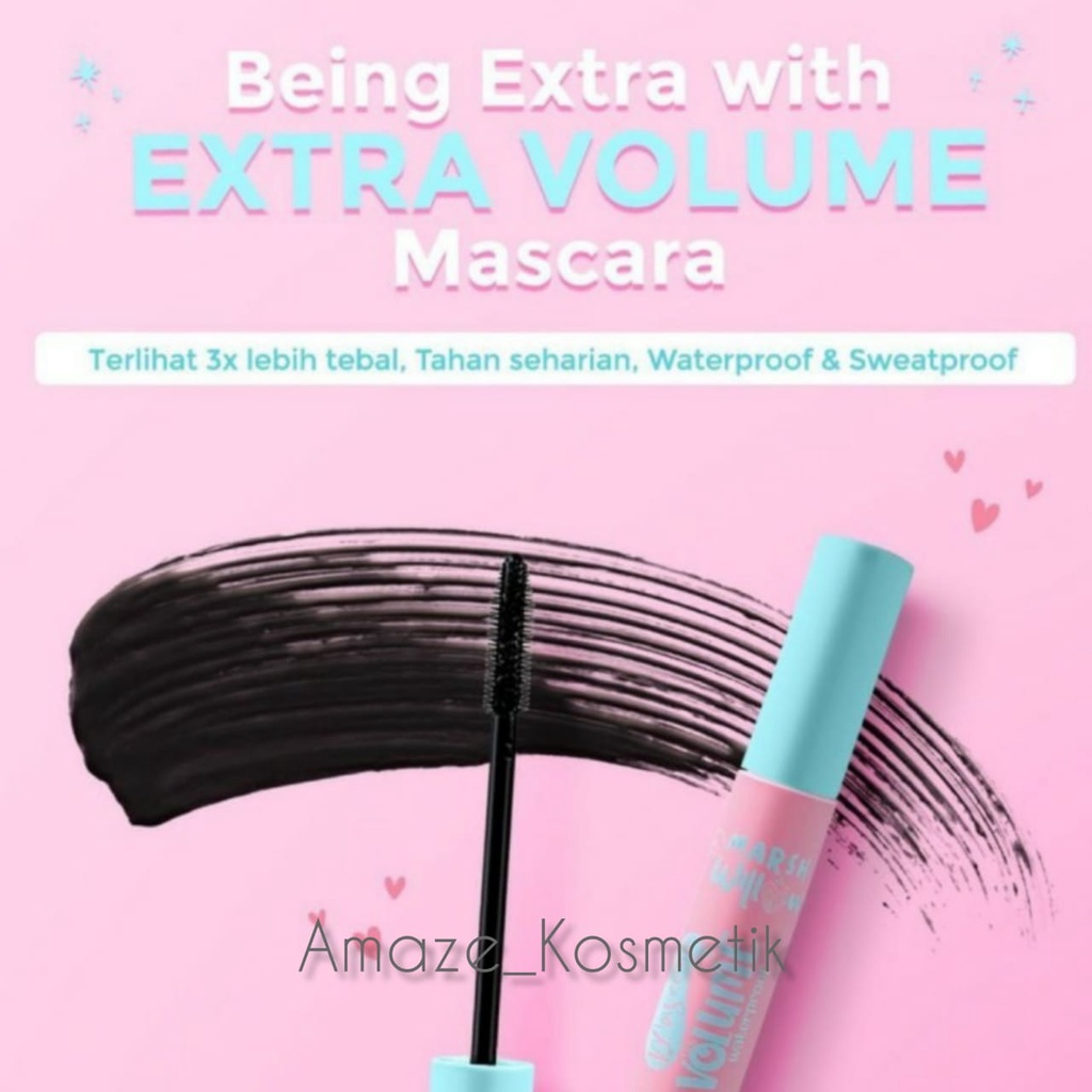 MARSHWILLOW Mascara EXTRA VOLUME 8gr BPOM !!!