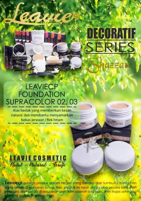 LEAVIECP SUPRACOLOR FOUNDATION ~ FOUNDATION LEAVIECP  SUPRACOLOR ~ READY STOK