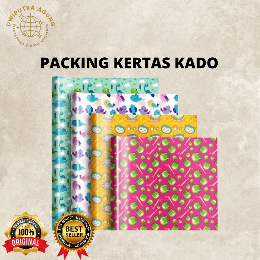 

KERTAS KADO TAMBAHAN PACKING