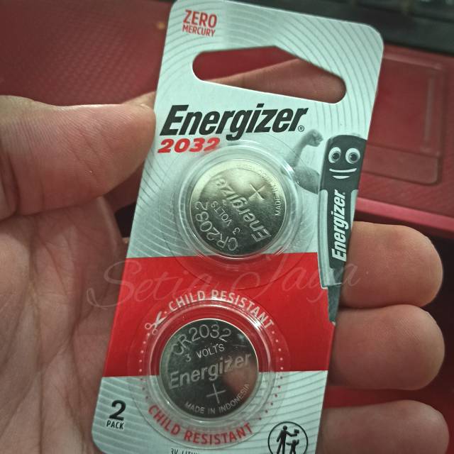 Batrai remot energizer 2032 / baterai kancing 2032 / cr2032 1PACK ISI 2