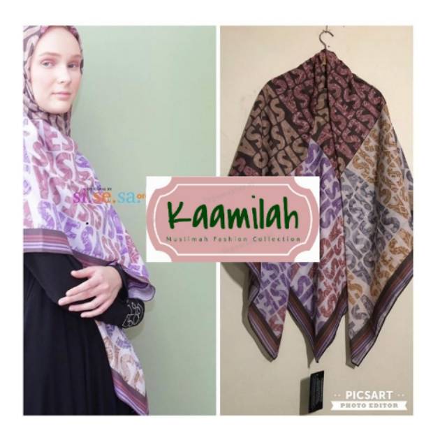 NWT Khimar Scarf Swarovski SiSeSa - READY STOCK