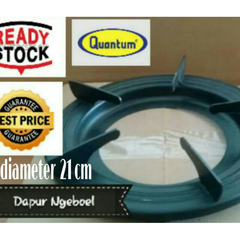 Tatakan kompor quantum original - nampan kompor gas quantum - tungku  quantum bulat