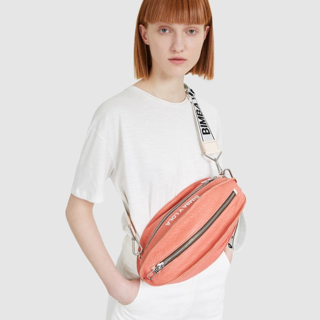 Bimba y lola coral leather ball crossbody bag slingbag tas selempang