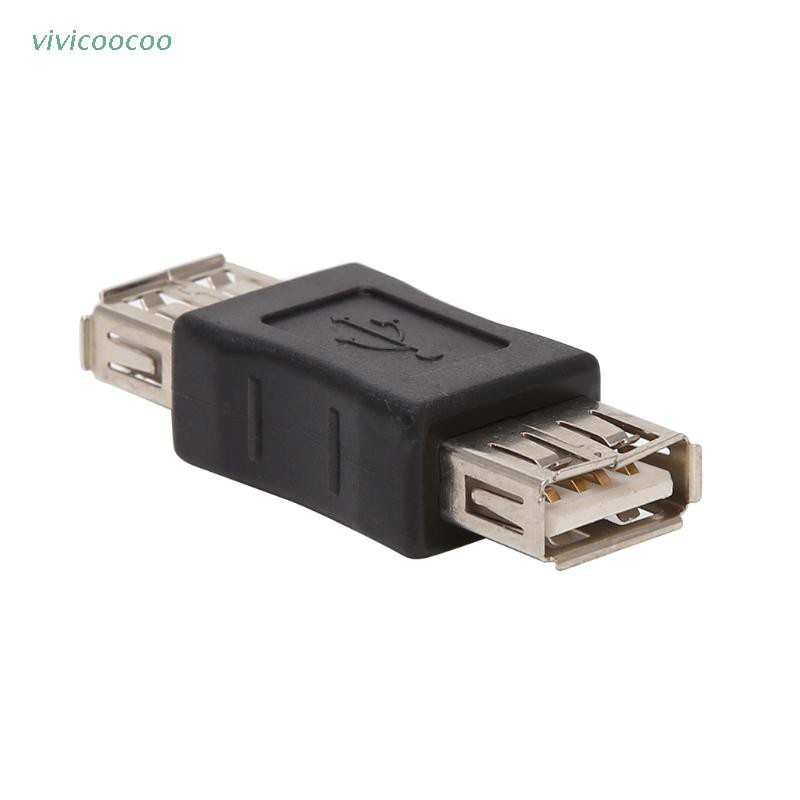 Vivi Adapter Konverter Usb 2.0 Tipe A Female Ke Female Untuk Transfer Data / Charger