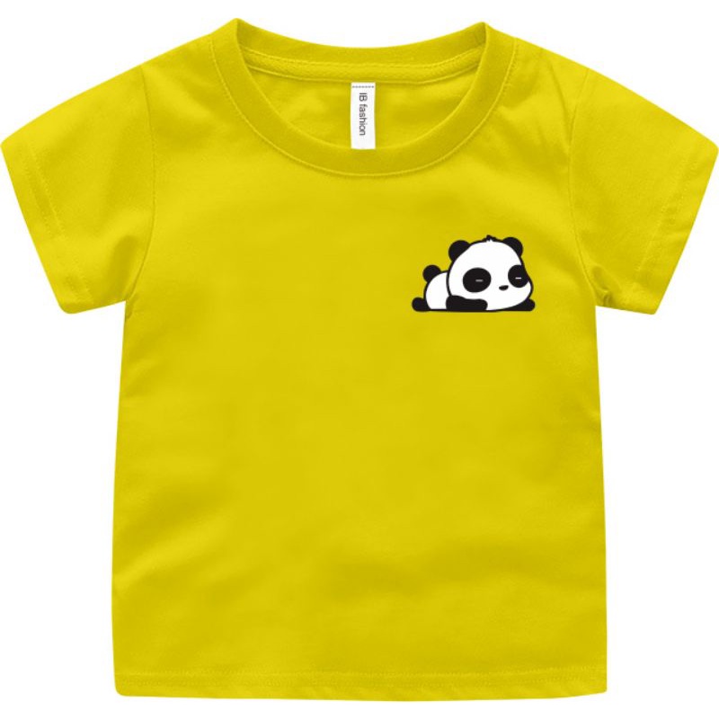 Kaos Anak Unisex Laki &amp; perempuan Panda small Baju Distro Anak Atasan Perempuan T Shirt Anak Cewek
