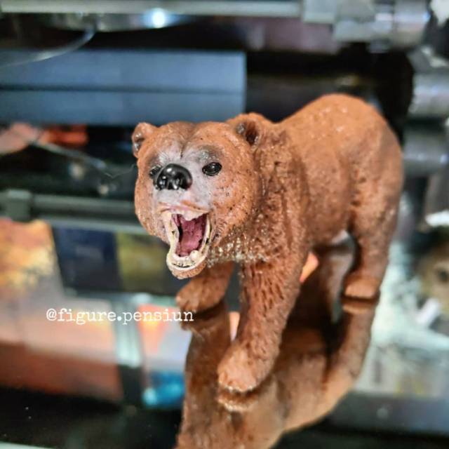 ANIMAL PARADISE FIGURE BEAR BROWN HEWAN BERUANG FIGURE