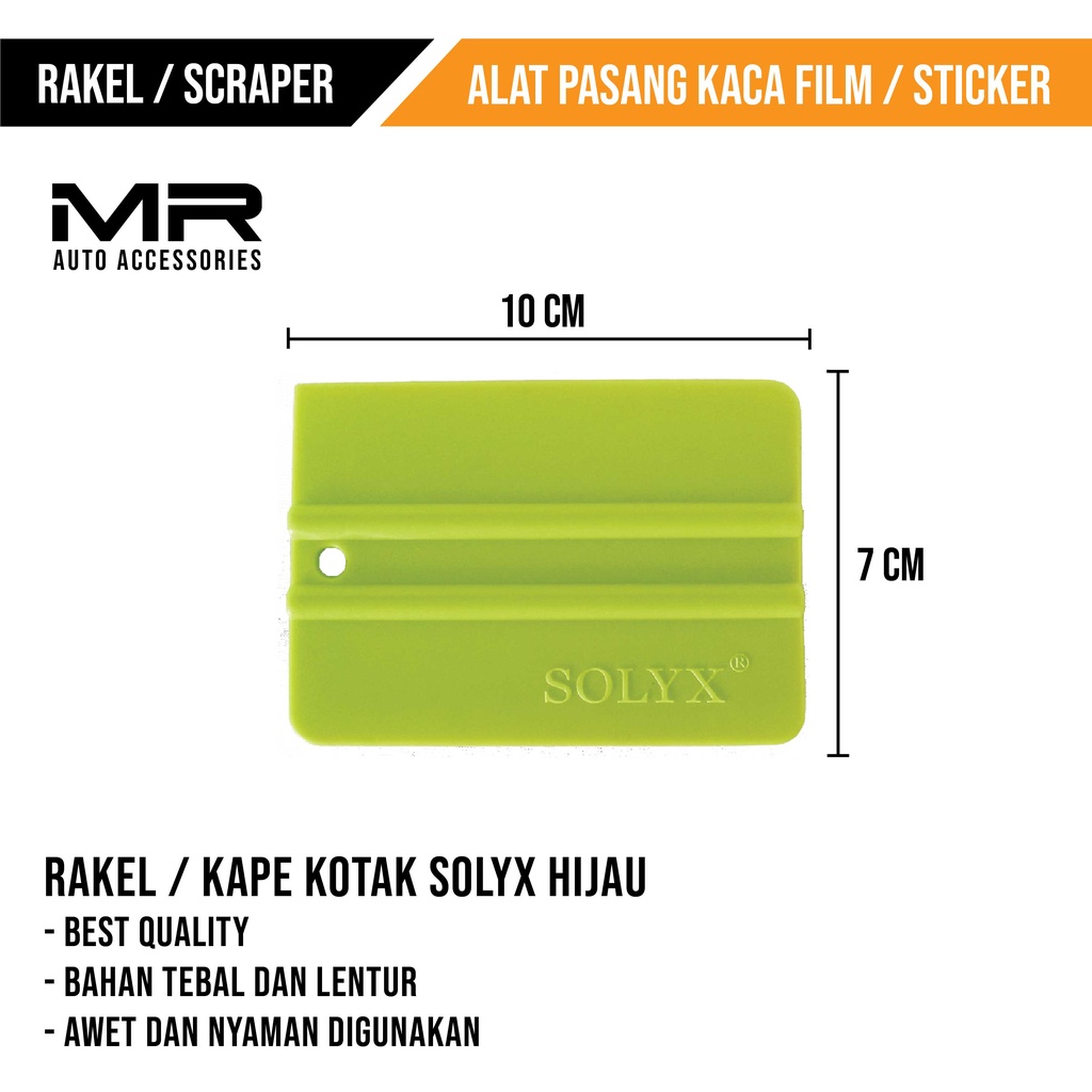 RAKEL KOTAK ALAT BANTU PASANG KACA FILM / KAPE STIKER HIGH QUALITY