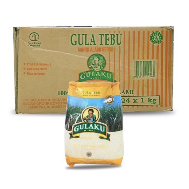 Gulaku 1kg Grosir Promo Min 1 dus, Isi 24