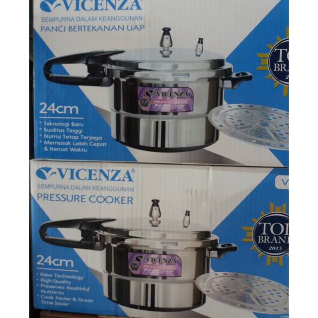 Panci Presto Vicenza V-324 8 Liter Stainless Steel