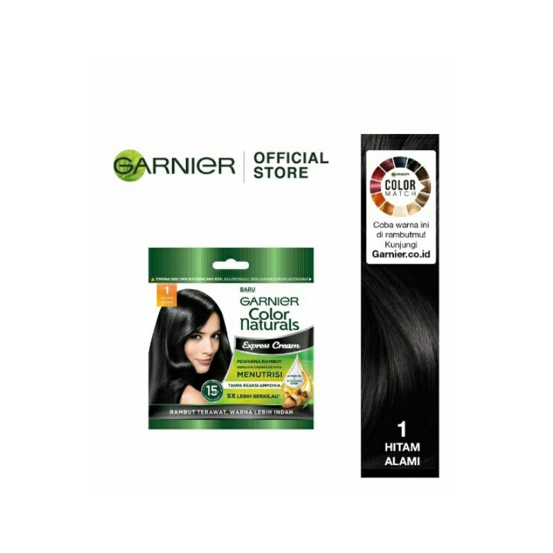 Garnier Hair Color Naturals Express 1Hitam