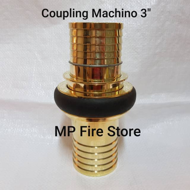 Coupling Machino Kopling Selang Pemadam Kebakaran 3 Inch Kuningan