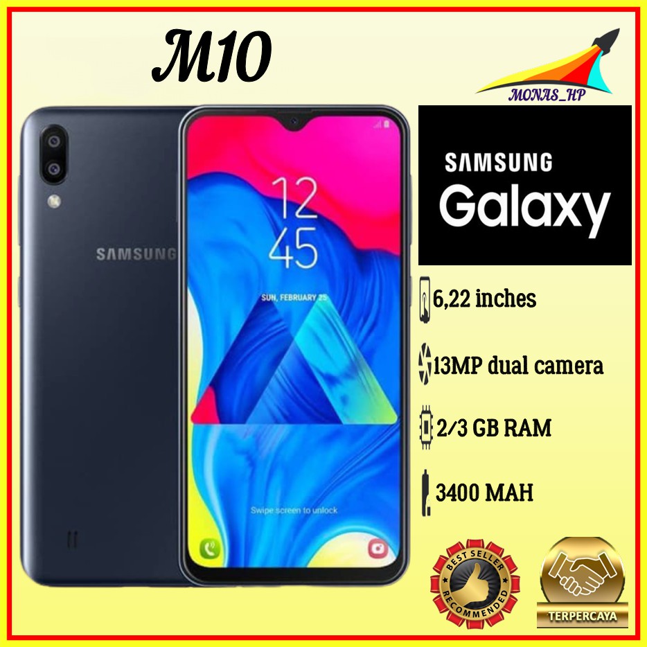 Samsung Galaxy M10 2gb 16gb Garansi Resmi Shopee Indonesia