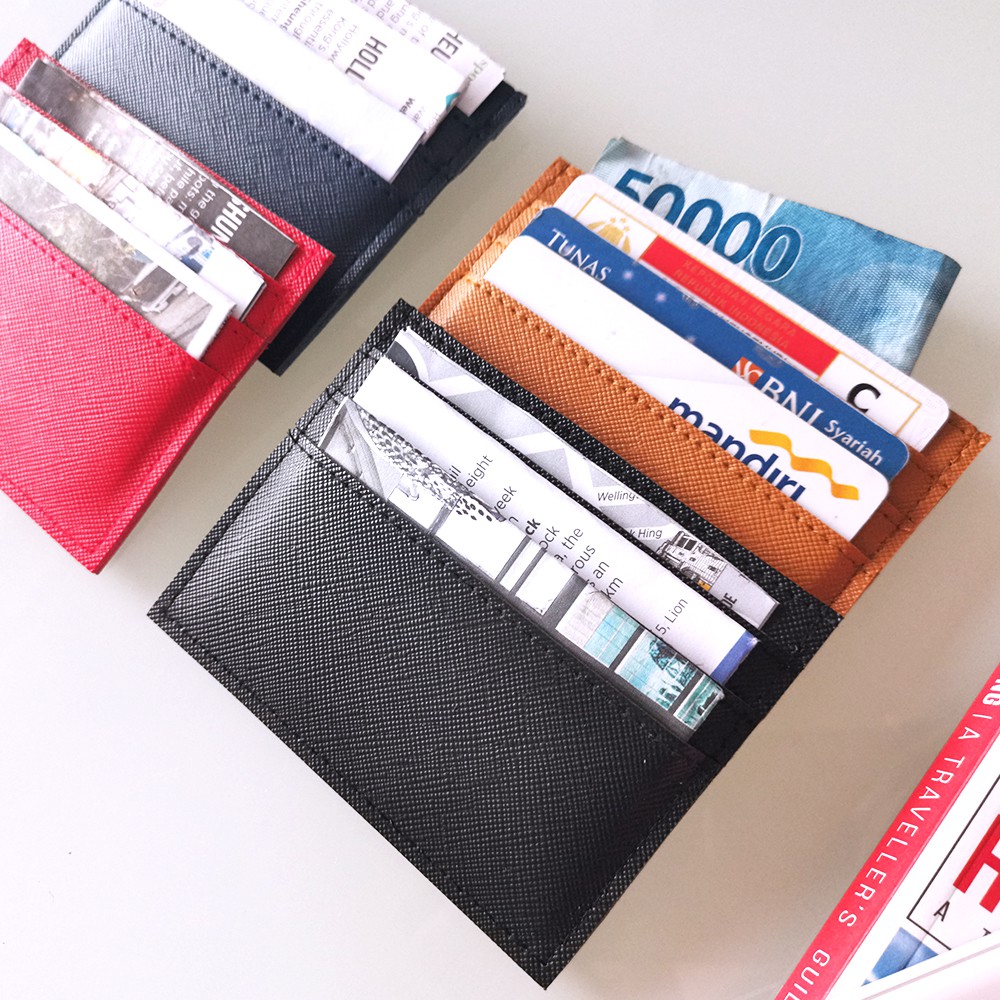  Dompet  Kartu Wanita  Wallet card Simple  Mini bahan Kulit 