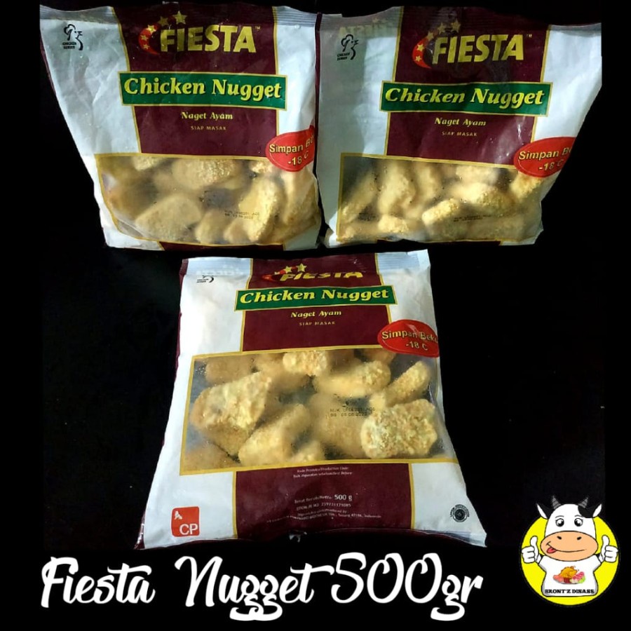 

FIESTA CHICKEN NUGGET 500GR - FIESTA NUGGET AYAM 500GR - FROZEN FOOD - BRONTZ JOGJA