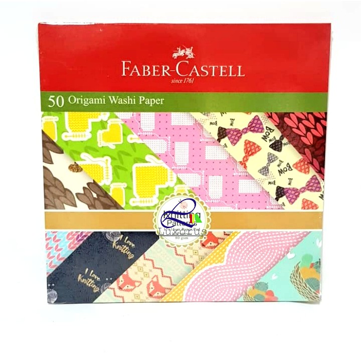 

Kertas Lipat Motif / Origami Faber Castell 15 cm