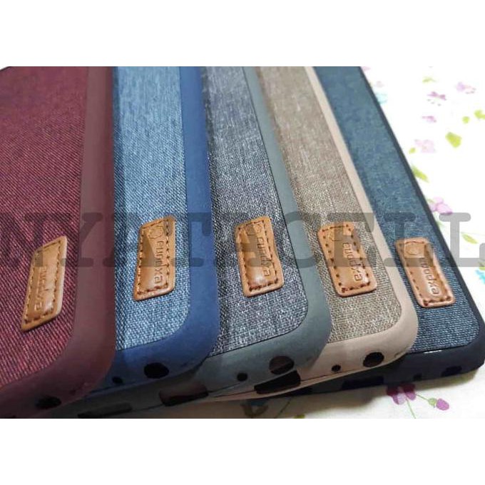 NEW CASE EXPORIA DENIM VIVO V5 Y67 SOFT/SILIKON/JEANS - HITAM MILENIA