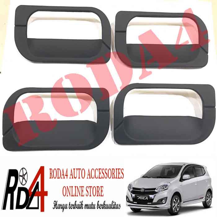 Outer - Mangkok Handle Pintu NEW AYLA Hitam Dop - Black Doff