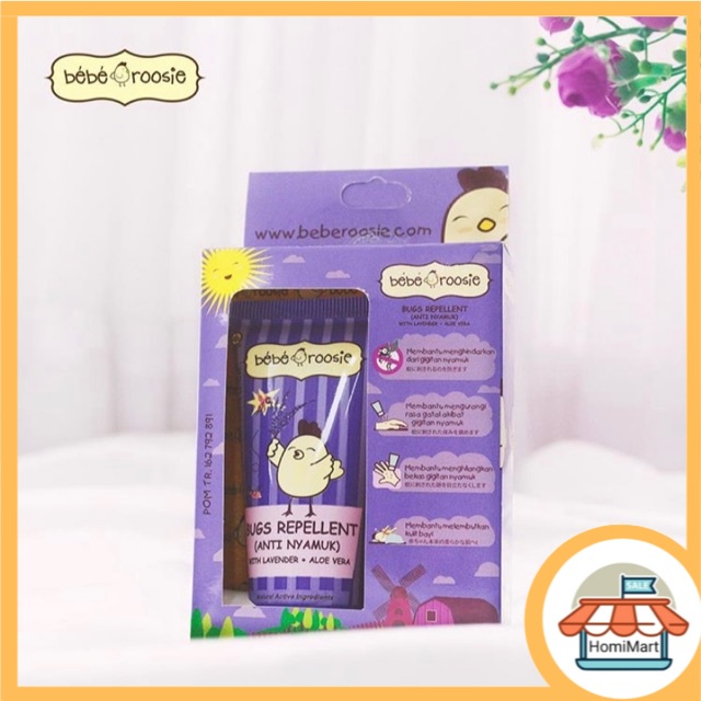 homimart I BEBE ROOSIE Telon Cream Lotion / Bugs Repellent Cream 60gr 60 gr