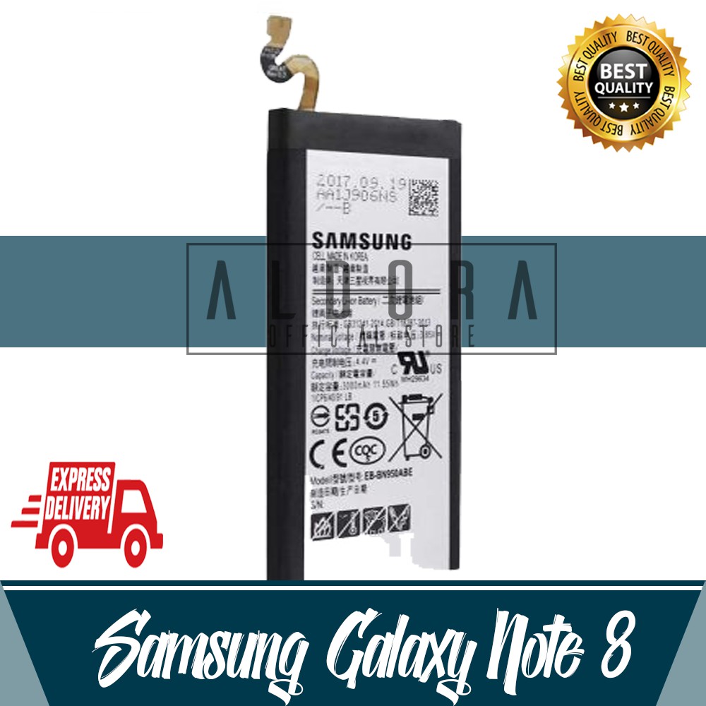 Aldora Baterai 100 Samsung NOTE 8 Doubel IC Premium Quality