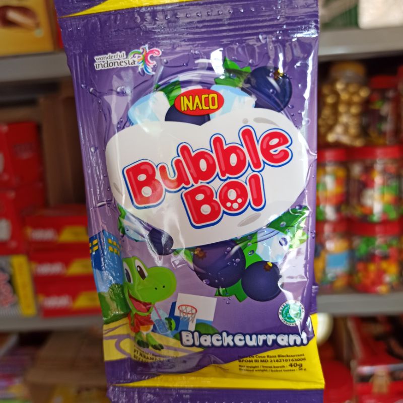 

Bubble Boi Inaco Nata De Coco Rasa Blackcurrant 40 Gram