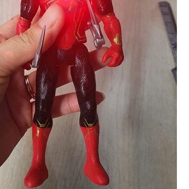 ♘ MAINAN ROBOT FIGURE AVENGERS KARET THANOS SPIDERMAN SET ISI 5 ➭