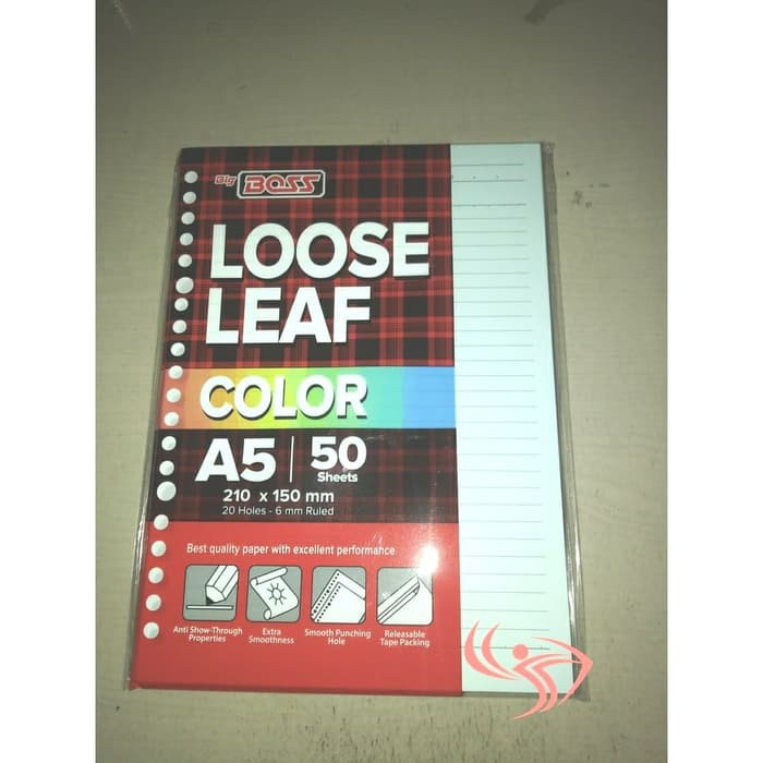 

Promo ISI LOOSE LEAF A5 RAINBOW PAPERLINE terbaik