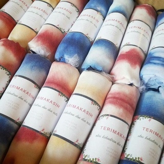 Souvenir pouch estetik Nordic Pernikahan tie dye shibori | Shopee Indonesia
