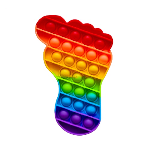Mainan Push Pop It Fidget Toy Rainbow-5