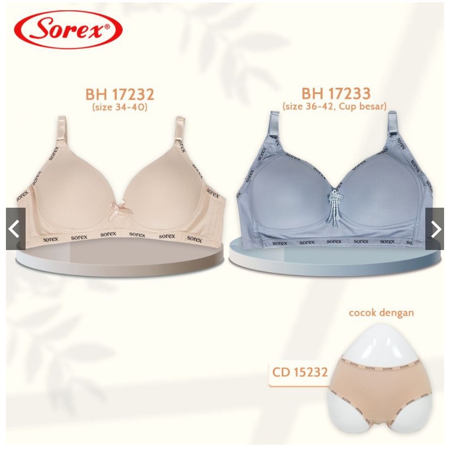 Sorex CD 15232 Basic Wanita Midi Super Soft Bahan Katun, Lembut dan adem  -  3 Pcs Celana Dalam Wanita