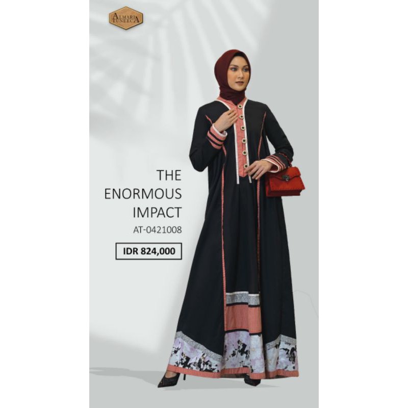 Almari Tuneeca AT-0421008 Ramadhan Series April 2021 Diskon Sale Promo Gamis Long Dress