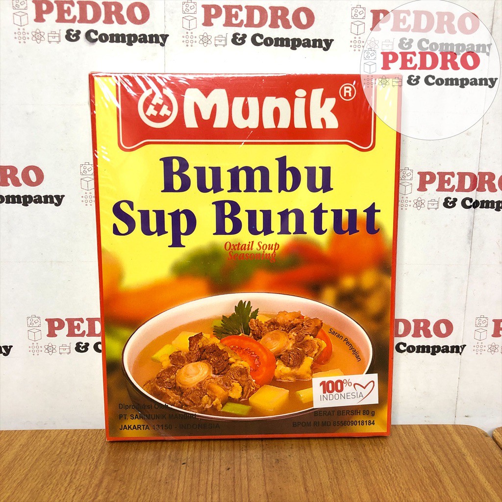 

Munik bumbu sop buntut / oxtail soup seasoning - indonesian instant spice