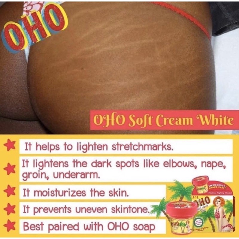 OHO WHITENING UNDERARM CREAM AND SOAP ORIGINAL THAILAND 100%