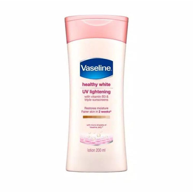 Vaseline Body Lotion - 200 ML Healthy White Uv Lightening 200ml