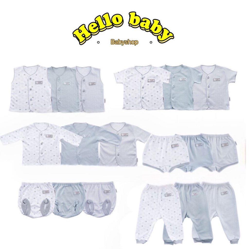 Paket Baju Bayi Fluffy Newborn / Perlengkapan Baju Lahiran &amp; Kado Bayi Baru Lahir