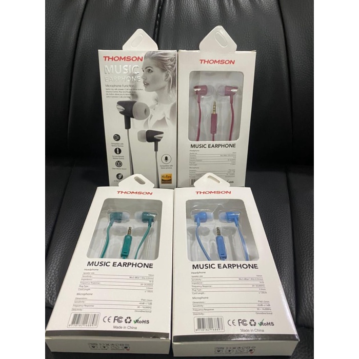 HEADSET THOMSON SUPER BASS METAL + MIC 5.0 AUDIO BASS OLRIGINAL
