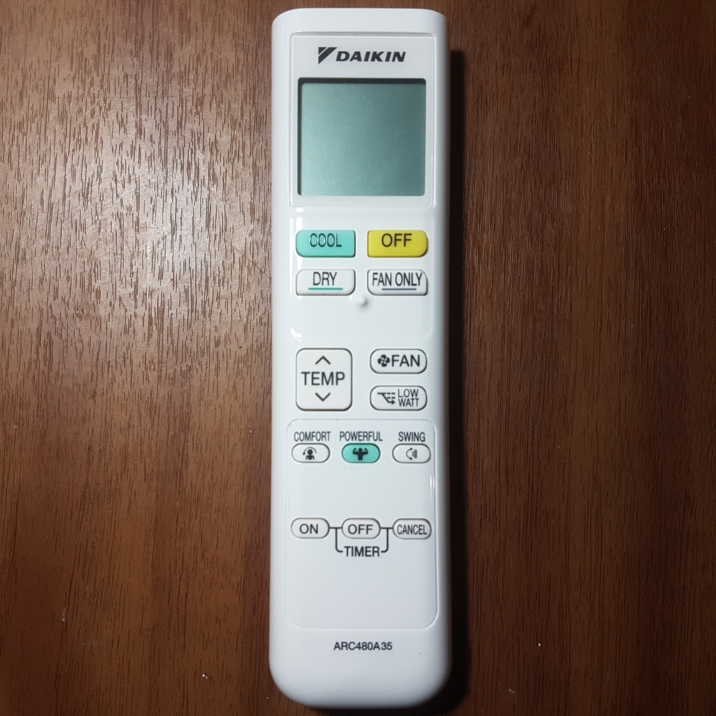 Jual Remote Ac Daikin Arc A Second Original Indonesia Shopee Indonesia