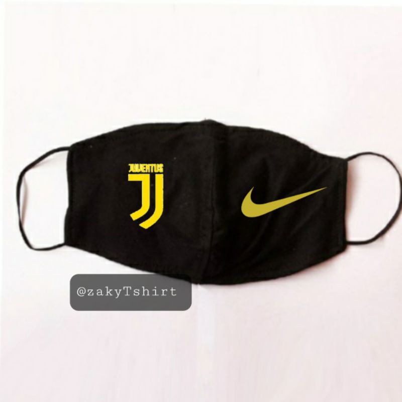 Masker Kain earlop 2ply/2lapis Juve Gold