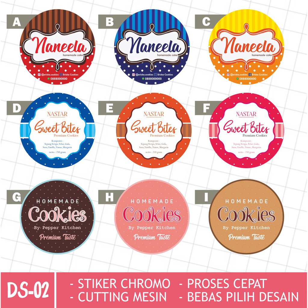 

Cetak Stiker Label Produk Custom Murah Desain 002