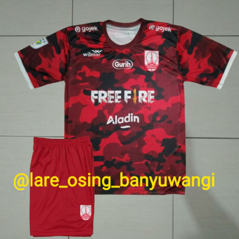 SETELAN DEWASA PERSIS SOLO HOME 2021 - 2022 LIGA 2 MERAH DORENG JERSEY CELANA PRINTING LOKAL