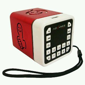 Jual Speaker Mini Portable Advance R1 New with LCD FM Radio MP3 USB TF Berkualitas
