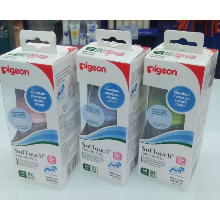 Pigeon Botol Soft Touch Peristaltic Plus Wideneck 160 ml