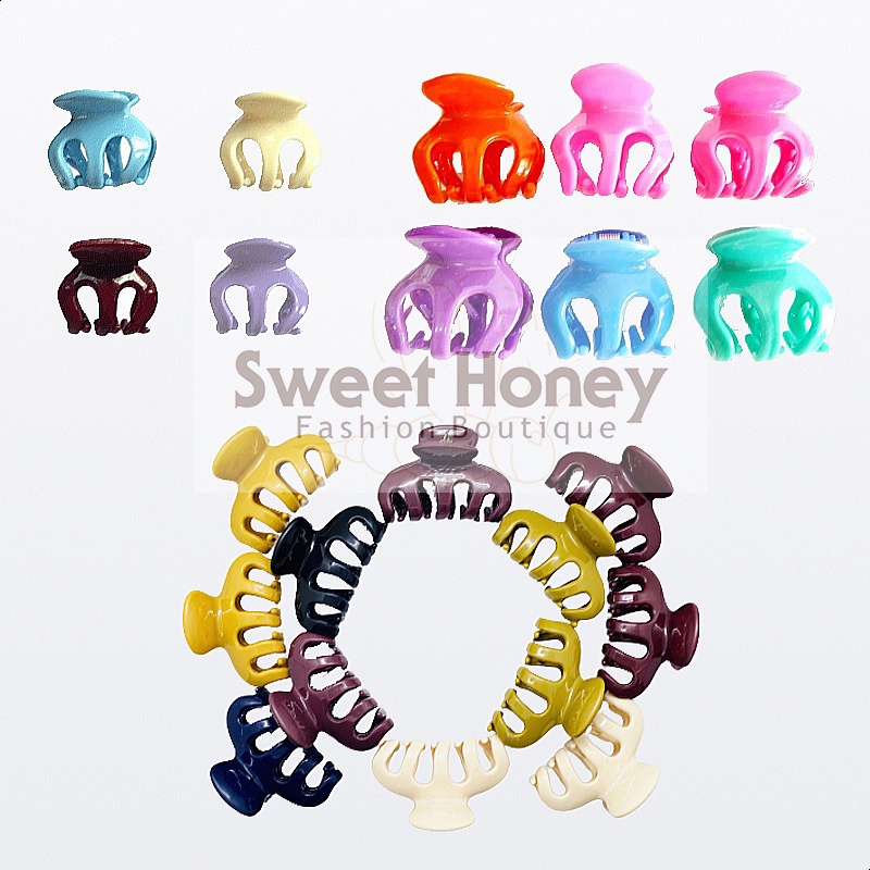 JEDAI Jepitan Rambut ala Korea Mini 2cm 3cm 5cm 7cm Cakar 3 dan 5 Thailand Bangkok