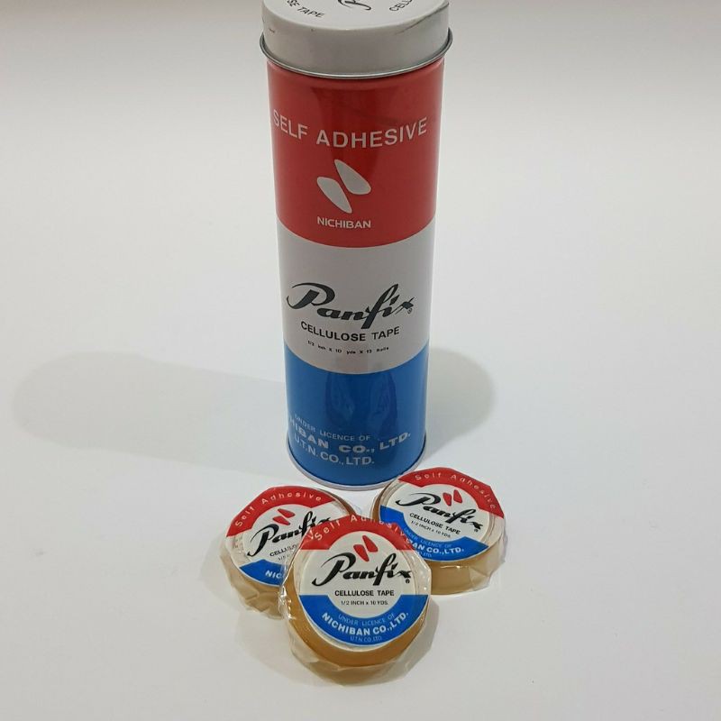 

1 Pc - Isolasi Panfix 1/2" x 10 yards Celulose Tape