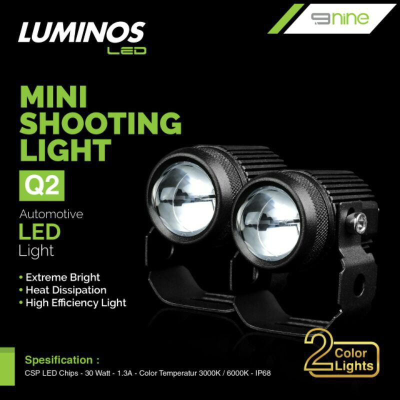 LAMPU SOROT/TEMBAK Q2 LED MINI SHOOTING LIGHT LUMINOS